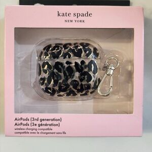 Kate Spade New York 3rd Generation Airpod Case (Cheetah Print)